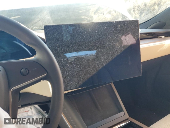 2023 Tesla Model S with VIN 5YJSA1E59PF522444, listed as a Copart auction lot 49835095 with Not provided miles and Salvage title. Bid and sale history available at DreamBid. Image 9.