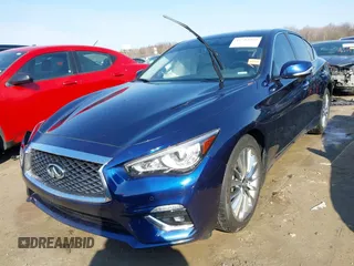 2021 Infiniti Q50 Luxe with VIN JN1EV7BR6MM755747, listed as a IAAI auction lot 41782339 with 65,463 mi miles and . Bid and sale history available at carsss.com. Image 17.
