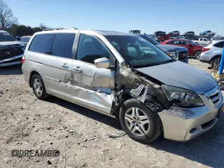 2006 Honda Odyssey EX-L with VIN 5FNRL38686B420107, listed as a Copart auction lot 49834035 with 157,304 mi miles and Salvage Title. Bid and sale history available at carsss.com. Image 4.