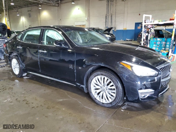 2016 Infiniti Q70L with VIN JN1BY1PR7GM720512, listed as a Copart auction lot 46393445 with 58,661 mi miles and Clean Title. Bid and sale history available at carsss.com. Image 4.