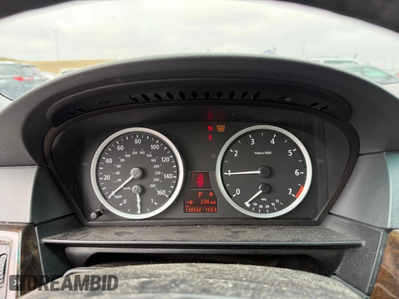 2005 BMW 5 Series 530i with VIN WBANA73575CR57148, listed as a Copart auction lot 72956964 with 138,524 mi miles and Clean Title. Bid and sale history available at DreamBid. Image 8.