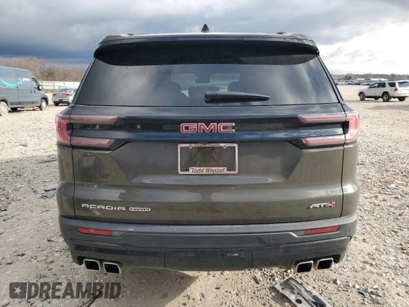 2024 GMC Acadia AWD AT4 z VIN 1GKENPKS1RJ200931, wystawiony jako Copart lot #53707665 z przebiegiem 5874 mil mil oraz Tytuł czysty. Historia ofert i sprzedaży dostępna na DreamBid. Obrazek 6.