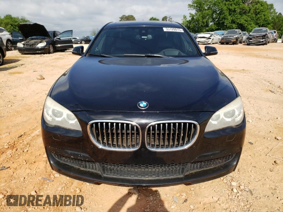 2015 BMW 7 Series 740Li xDrive with VIN WBAYF4C53FGS99237, listed as a Copart auction lot 55128815 with 167,986 mi miles and Clean Title. Bid and sale history available at carsss.com. Image 5.