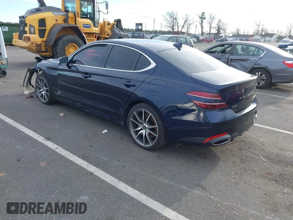 2022 Genesis G70 3.3T z VIN KMTG54TE7NU081644, wystawiony jako IAAI lot #41139818 z przebiegiem 44 953 mil mil oraz . Historia ofert i sprzedaży dostępna na DreamBid. Obrazek 3.