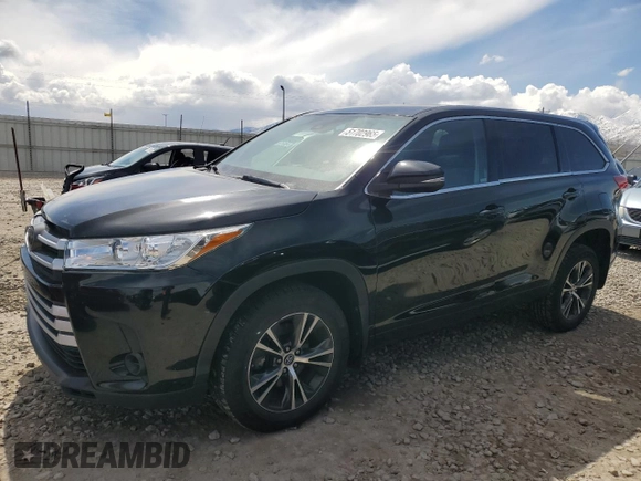 2018 Toyota Highlander LE with VIN 5TDBZRFH2JS875952, listed as a Copart auction lot 51702965 with 123,797 mi miles and Salvage title. Bid and sale history available at DreamBid. Image 1.