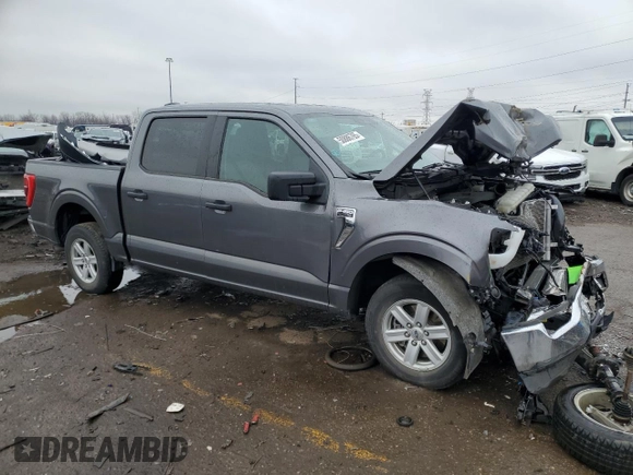 2023 Ford F-150 XL with VIN 1FTEW1C81PKD44267, listed as a Copart auction lot 50886765 with 47,142 mi miles and Clean title. Bid and sale history available at DreamBid. Image 4.