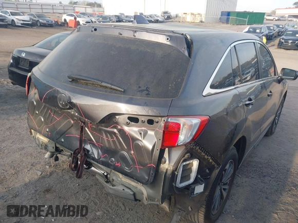 2016 Acura RDX Advance with VIN 5J8TB3H71GL011948, listed as a IAAI auction lot 41894154 with 61,455 mi miles and . Bid and sale history available at DreamBid. Image 4.