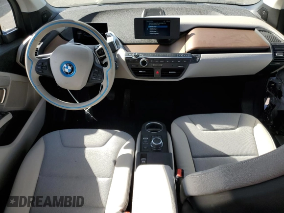 2019 BMW i3 with VIN WBY8P4C51K7E84270, listed as a Copart auction lot 77707224 with 15,584 mi miles and Salvage Title. Bid and sale history available at carsss.com. Image 8.