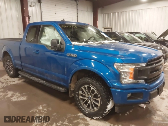 2019 Ford F-150 XL with VIN 1FTFX1E40KFA99961, listed as a IAAI auction lot 41602178 with 79,844 mi miles. Bid and sale history available at carsss.com. Image 1.