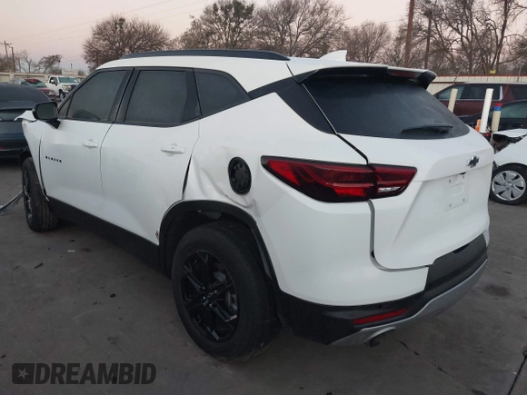 2024 Chevrolet Blazer LT with VIN 3GNKBDR44RS206273, listed as a IAAI auction lot 41158653 with Not provided miles and . Bid and sale history available at DreamBid. Image 3.