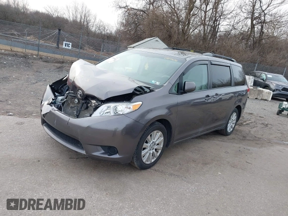 2014 Toyota Sienna LE with VIN 5TDJK3DC1ES087626, listed as a IAAI auction lot 41610813 with 142,311 mi miles and . Bid and sale history available at DreamBid. Image 17.