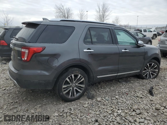 2016 Ford Explorer Platinum with VIN 1FM5K8HT2GGC58644, listed as a Copart auction lot 41653235 with Not Provided miles and Salvage Title. Bid and sale history available at DreamBid. Image 3.