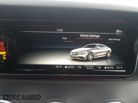 2015 Mercedes-Benz S-Class S 63 AMG with VIN WDDXJ7JBXFA004991, listed as a Copart auction lot 56704480 with 31,641 mi miles. Bid and sale history available at carsss.com. Image 9.