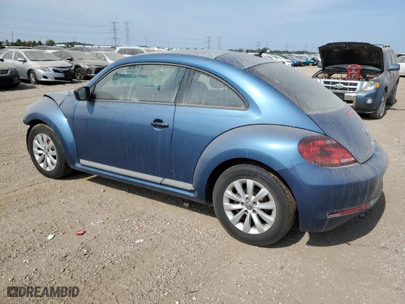 2017 Volkswagen Beetle 1.8T Fleet with VIN 3VWF17ATXHM613449, listed as a Copart auction lot 72195334 with 123,911 mi miles and Salvage Title. Bid and sale history available at carsss.com. Image 2.
