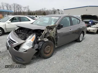2016 Nissan Versa SV with VIN 3N1CN7AP2GL871081, listed as a Copart auction lot 49136665 with 82,019 mi miles and Salvage Title. Bid and sale history available at carsss.com. Image 1.