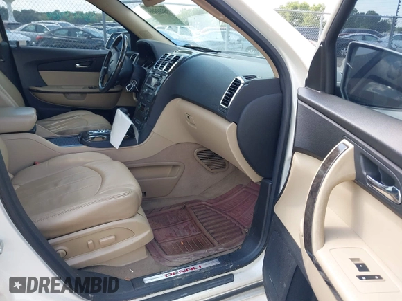 2012 GMC Acadia Denali with VIN 1GKKRTED2CJ247504, listed as a IAAI auction lot 39712204 with 134,223 mi miles and . Bid and sale history available at DreamBid. Image 5.