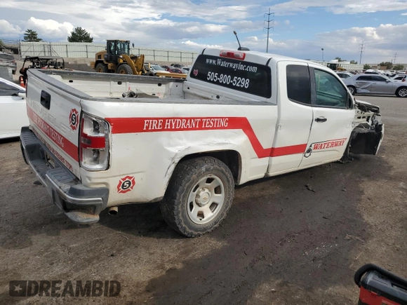 2021 Chevrolet Colorado 4WD Work Truck with VIN 1GCHTBEN1M1239180, listed as a Copart auction lot 66796574 with 97,949 mi miles and Salvage Title. Bid and sale history available at carsss.com. Image 3.