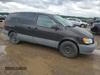 2001 Toyota Sienna CE z VIN 4T3ZF19CX1U355408, wystawiony jako Copart lot #59028995 z przebiegiem 277 681 mil mil oraz Szkoda całkowita • Salvage title. Historia ofert i sprzedaży dostępna na DreamBid. Obrazek 4.
