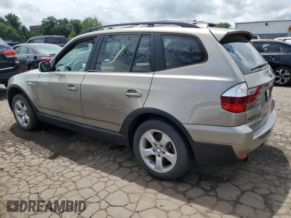 2008 BMW X3 3.0si with VIN WBXPC93498WJ21985, listed as a Copart auction lot 63773455 with 134,440 mi miles and Clean title. Bid and sale history available at DreamBid. Image 2.