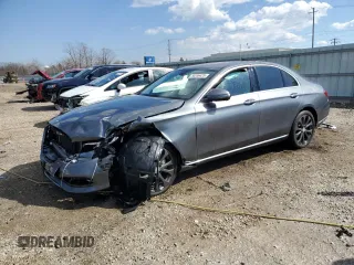 2017 Mercedes-Benz E-Class E 300 Luxury with VIN WDDZF4KBXHA197458, listed as a Copart auction lot 50246425 with 50,797 mi miles and Salvage Title. Bid and sale history available at carsss.com. Image 1.