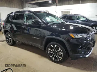 2022 Jeep Compass High Altitude with VIN 3C4NJDCB9NT232260, listed as a Copart auction lot 46739285 with 49,450 mi miles and Clean Title. Bid and sale history available at DreamBid. Image 4.