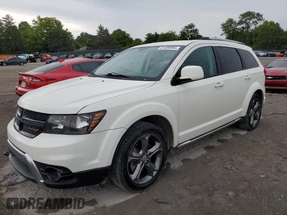 2015 Dodge Journey Crossroad with VIN 3C4PDDGG5FT601039, listed as a Copart auction lot 61499064 with 165,266 mi miles and Salvage Title. Bid and sale history available at carsss.com. Image 1.