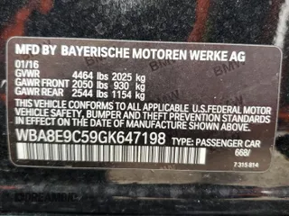 2016 BMW 3 Series 328i with VIN WBA8E9C59GK647198, listed as a Copart auction lot 48223225 with 138,704 mi miles and Salvage Title. Bid and sale history available at DreamBid. Image 12.