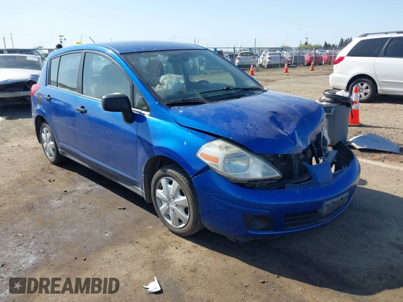 2008 Nissan Versa 1.8 S with VIN 3N1BC13E68L394599, listed as a IAAI auction lot 42003306 with 182,811 mi miles. Bid and sale history available at carsss.com. Image 1.