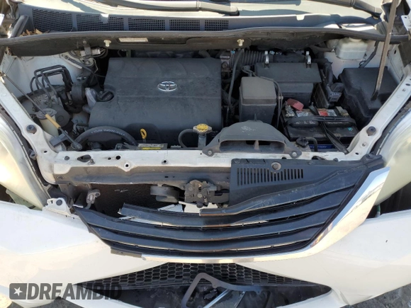 2012 Toyota Sienna LE AAS z VIN 5TDKK3DC8CS241301, wystawiony jako Copart lot #62791895 z przebiegiem 167 439 mil mil oraz Szkoda całkowita • Salvage title. Historia ofert i sprzedaży dostępna na DreamBid. Obrazek 12.