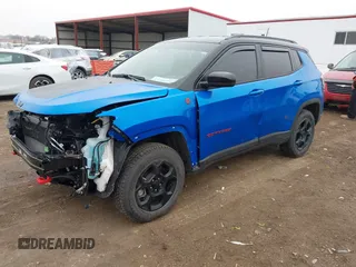 2023 Jeep Compass Trailhawk with VIN 3C4NJDDN8PT551998, listed as a IAAI auction lot 41188039 with 6,531 mi miles and . Bid and sale history available at DreamBid. Image 19.