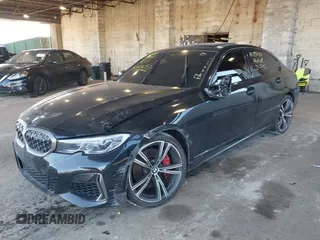 2021 BMW 3 Series M340i xDrive with VIN 3MW5U9J01M8B75976, listed as a IAAI auction lot 41664051 with 90,155 mi miles. Bid and sale history available at carsss.com. Image 6.
