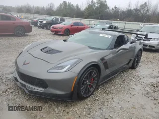 2016 Chevrolet Corvette Z06 2LZ with VIN 1G1YS2D63G5608866, listed as a Copart auction lot 45017105 with 0 mi miles and Salvage Title. Bid and sale history available at carsss.com. Image 1.