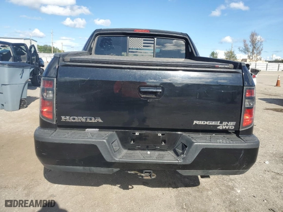 2014 Honda Ridgeline Sport with VIN 5FPYK1F73EB002767, listed as a Copart auction lot 72799544 with 97,646 mi miles and Salvage Title. Bid and sale history available at carsss.com. Image 6.
