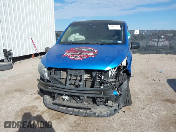 2018 Mercedes-Benz Metris Cargo with VIN WD3PG2EA8J3458614, listed as a IAAI auction lot 41424959 with 69,824 mi miles. Bid and sale history available at carsss.com. Image 6.