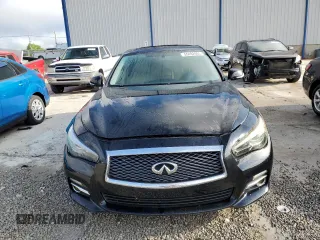 2015 Infiniti Q50 Premium z VIN JN1BV7AR8FM417810, wystawiony jako Copart lot #55492005 z przebiegiem 88 015 mil mil oraz Nie do naprawy • Non repairable. Historia ofert i sprzedaży dostępna na DreamBid. Obrazek 5.
