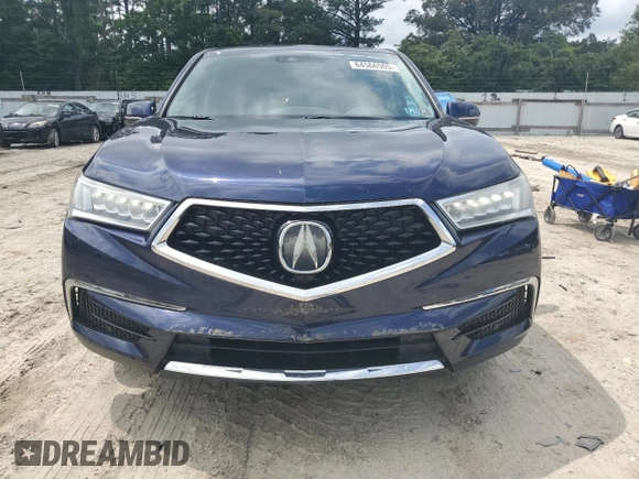 2017 Acura MDX Technology with VIN 5FRYD4H52HB021510, listed as a Copart auction lot 64566505 with 74,695 mi miles and Salvage title. Bid and sale history available at DreamBid. Image 5.