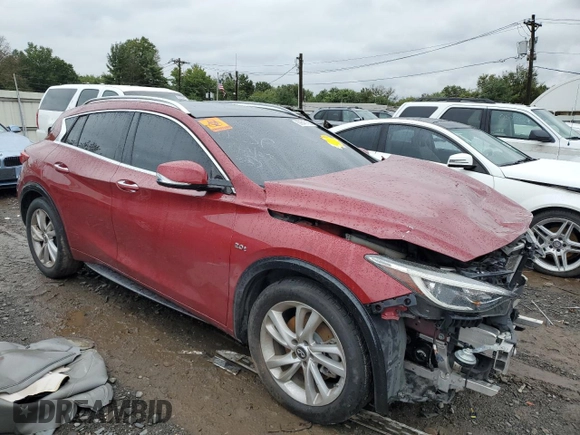 2017 Infiniti QX30 Sport with VIN SJKCH5CP7HA015657, listed as a Copart auction lot 69643193 with 0 mi miles. Bid and sale history available at carsss.com. Image 4.
