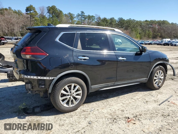 2018 Nissan Rogue SV with VIN KNMAT2MV7JP509671, listed as a Copart auction lot 50022795 with 121,038 mi miles and Salvage Title. Bid and sale history available at carsss.com. Image 3.