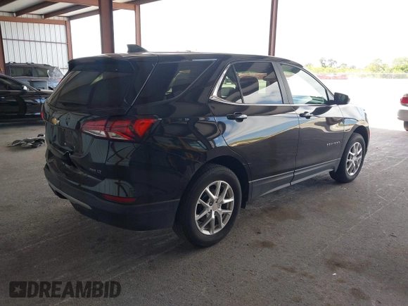 2024 Chevrolet Equinox LT with VIN 3GNAXUEG7RL339245, listed as a IAAI auction lot 42150507 with 22,621 mi miles and . Bid and sale history available at DreamBid. Image 4.