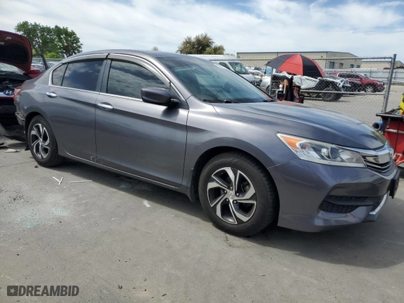 2017 Honda Accord Sedan LX with VIN 1HGCR2F38HA114318, listed as a Copart auction lot 52413145 with 95,867 mi miles and Salvage Title. Bid and sale history available at carsss.com. Image 4.