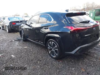 2021 Lexus UX 250h with VIN JTHX9JBHXM2042844, listed as a IAAI auction lot 41213573 with 31,650 mi miles and . Bid and sale history available at DreamBid. Image 3.