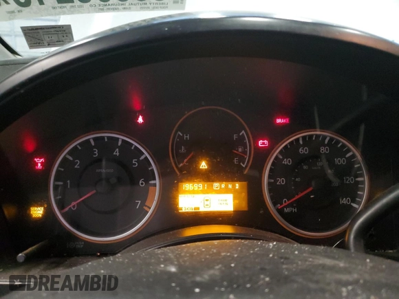 2010 Nissan Titan SE with VIN 1N6BA0EK4AN320097, listed as a Copart auction lot 88395245 with 196,991 mi miles and Salvage Title. Bid and sale history available at carsss.com. Image 9.