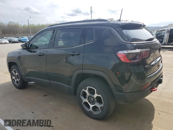 2022 Jeep Compass Trailhawk with VIN 3C4NJDDB1NT108093, listed as a Copart auction lot 51740205 with 45,774 mi miles and Salvage title. Bid and sale history available at DreamBid. Image 2.