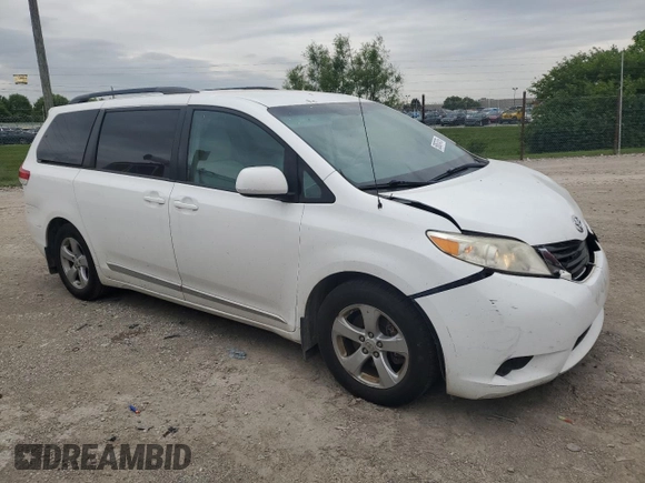 2012 Toyota Sienna LE AAS with VIN 5TDKK3DC2CS217382, listed as a Copart auction lot 58067475 with 146,769 mi miles and Salvage title. Bid and sale history available at DreamBid. Image 4.
