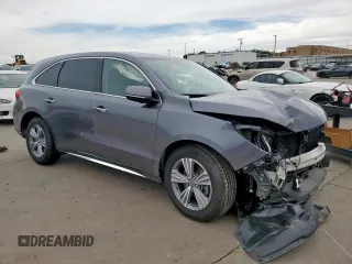 2020 Acura MDX with VIN 5J8YD3H34LL002393, listed as a Copart auction lot 60307305 with 46,559 mi miles and Salvage title. Bid and sale history available at DreamBid. Image 4.