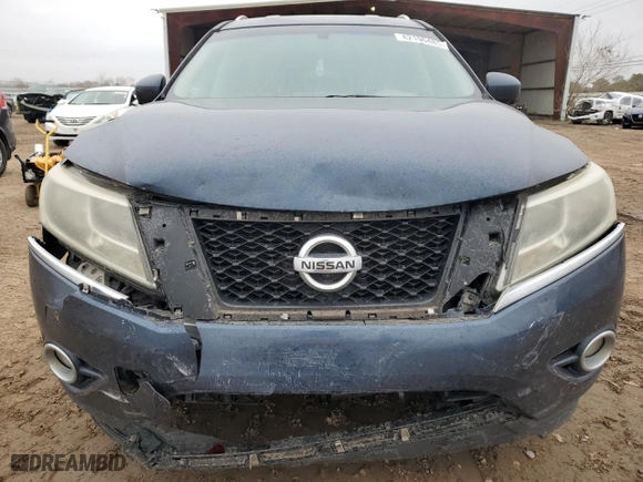 2013 Nissan Pathfinder SV with VIN 5N1AR2MNXDC614193, listed as a Copart auction lot 42196485 with 196,657 mi miles and Salvage Title. Bid and sale history available at carsss.com. Image 5.