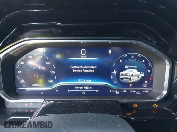 2024 Chevrolet Silverado 1500 LTZ with VIN 1GCUDGE86RZ157750, listed as a IAAI auction lot 41869533 with 28,092 mi miles and . Bid and sale history available at DreamBid. Image 7.