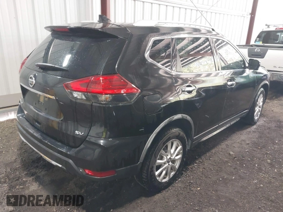 2017 Nissan Rogue SV with VIN JN8AT2MT9HW406061, listed as a IAAI auction lot 41963178 with 108,627 mi miles. Bid and sale history available at carsss.com. Image 4.