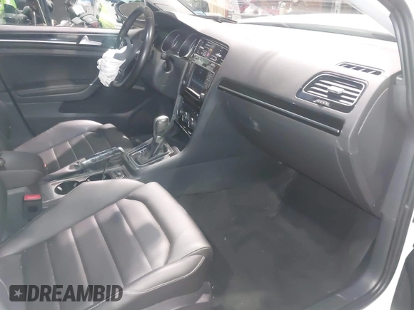 2017 Volkswagen Golf S with VIN 3VW217AU1HM040979, listed as a IAAI auction lot 41137497 with 37,400 mi miles and . Bid and sale history available at DreamBid. Image 5.