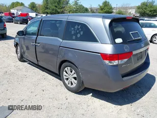 2014 Honda Odyssey EX z VIN 5FNRL5H41EB075642, wystawiony jako IAAI lot #42059718 z przebiegiem 120 817 mil mil oraz . Historia ofert i sprzedaży dostępna na DreamBid. Obrazek 3.